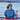 Woman kayaking in Kodiak Alaska wearing blue Wake Up Rock Life Repeat long sleeve shirt – Alaska-themed adventure apparel