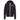 Flat-lay of Trail to the Catch Youth Full-Zip Hoodie in black, front view with Rock Life logo, outdoor-ready casual apparel