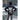 Youth wearing Trail to the Catch Full-Zip Hoodie in black, back view with Ride Hard Fish Harder Kodiak fishing and outdoor adventure artwork