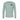 Heather Dusty Blue Campfire Nights long sleeve shirt with mountain and campfire back design – Alaska-themed adventure apparel