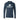 Heather navy thin hoodie with Rock Life bear logo, lightweight island lifestyle apparel for outdoor adventures and casual wear.
