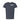 Flat lay of heather navy Trail to the Catch youth short sleeve tee, front view featuring Rock Life logo, perfect Kodiak souvenir and kids’ fishing apparel