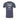 Flat-lay of Trail to the Catch Unisex Short Sleeve Tee in navy blue, back view with Alaska fishing and island life artwork with Ride Hard Fish Harder text.
