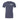 Flat-lay of Trail to the Catch Unisex Short Sleeve Tee in navy blue, front view with Rock Life logo, outdoor-ready casual wear