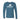 Deep heather teal Kodiak Bear youth unisex long sleeve tee with Rock Life bear logo, Alaska-inspired clothing for young explorers and everyday wear.