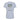 Flat-lay of Saltery Cove Women’s Relaxed Fit Short Sleeve Tee in heather dusty blue, back view with Alaska and coastal adventure lifestyle graphic